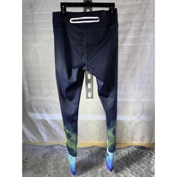 Athleta Mercury Sonar Blue Yoga Blue Tight Exercise Leggings Pants - Size S - Picture 2 of 8